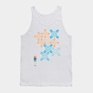 Lodz. My City. Old Grill / bulb icons 2 Tank Top